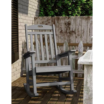 Outdoor Rocking Chair,Oversized Modern Rocking Chair by Winston Porter