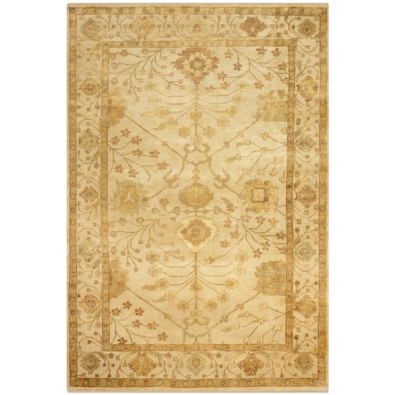 Oushak Hand Knotted Wool Oriental Rug, Rectangle 9' x 12'