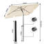 Novea 200cm X 120cm Rectangular Beach Parasol-700773467