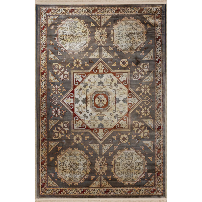 Tapis rectangulaire Vontae, Tapis de couloir 2 pi 8 po x 7 pi 11 po