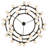 Selene 36 - Light Steel Dimmable Chandelier