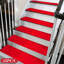 15 pièces de tapis d'escalier antidérapants pour marches en bois-128975702