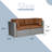 Rister 59'' Wide Wicker with Cushions-1535410298