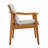 Outdoor Patio Acacia Wood Club Chair,Dining Chairs-1020585114
