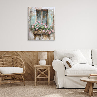 French Country Window Canvas, design by Arlington Prints