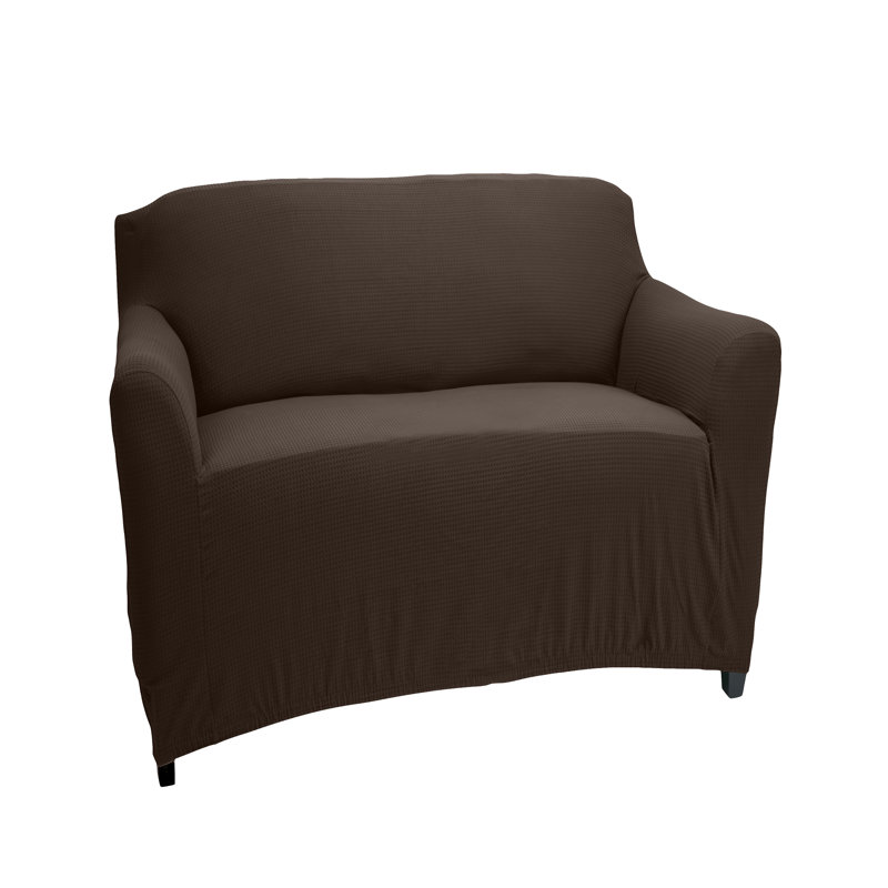 Housse pour fauteuil, Mélange de polyester brun