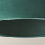 20cm H Velvet Drum Pendant Shade ( Screw On )-664550222-619335848