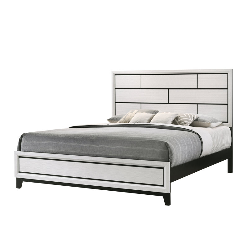 Burrigan Stout Contemporary Wood Panel Bed, King