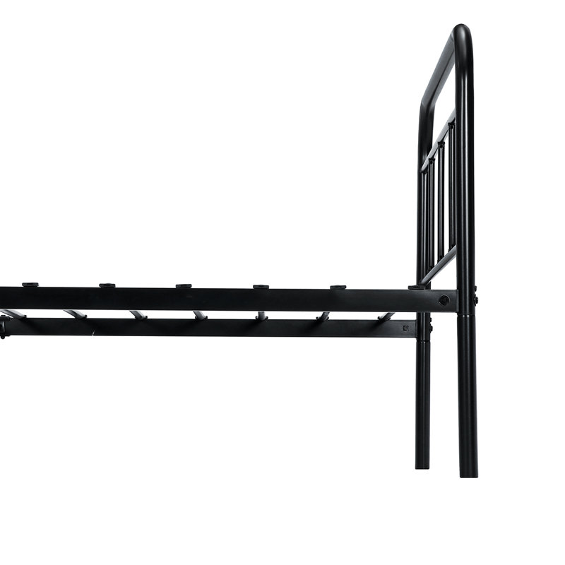 Twin Bed Frame with Headboard Single Bed Frames No Box Spring Needed