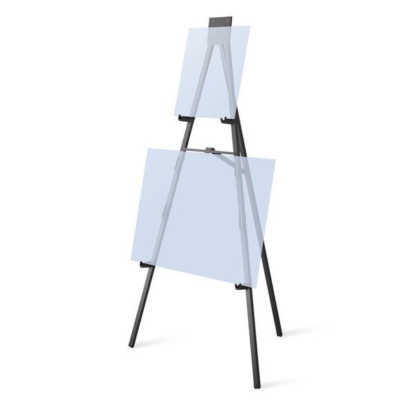 Magnetic Freestanding Dry Erase Board, 3-Leg easel with padholder and  telescoping legs, Inner Surface Width: 35