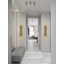 Applique murale à tige dorée 2 lumières Transitional-29552745