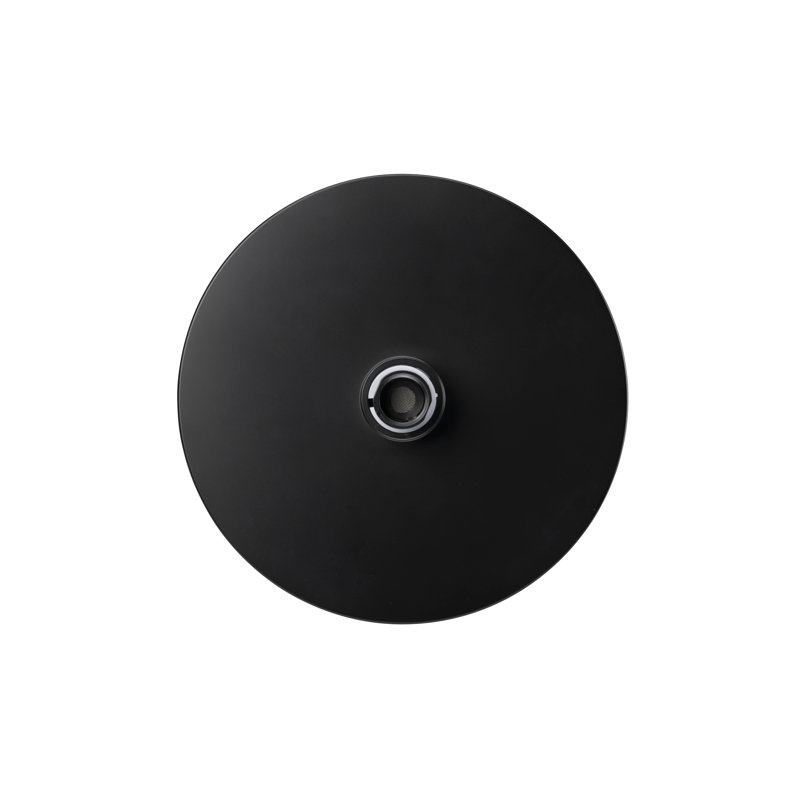 Rain Fixed Shower Head, Matt Black