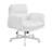 PU Leather Cross-Legged Swivel Home Office Chair Task Chair With Flip-Up Armrests-1394167588