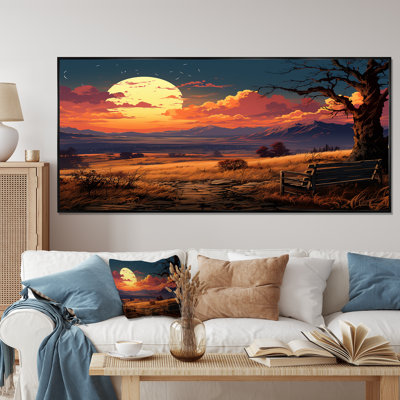 Coucher de soleil silhouette