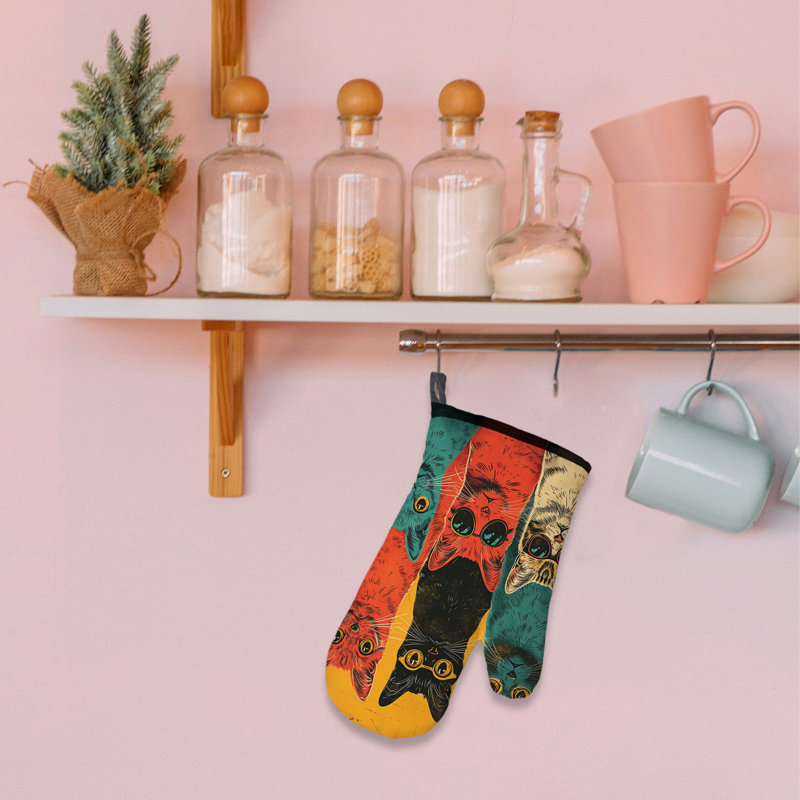 Soft Canvas Oven Mitt Cotton Twill