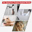 Pomme de douche double combinée avec douchette S4367k-mb - 8 modes de jet réglables, finition noir mat, système de bras de douche avec tuyau en plastique facile à nettoyer et sans enchevêtrement