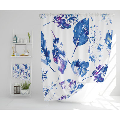 Lily Polyester Shower Curtain