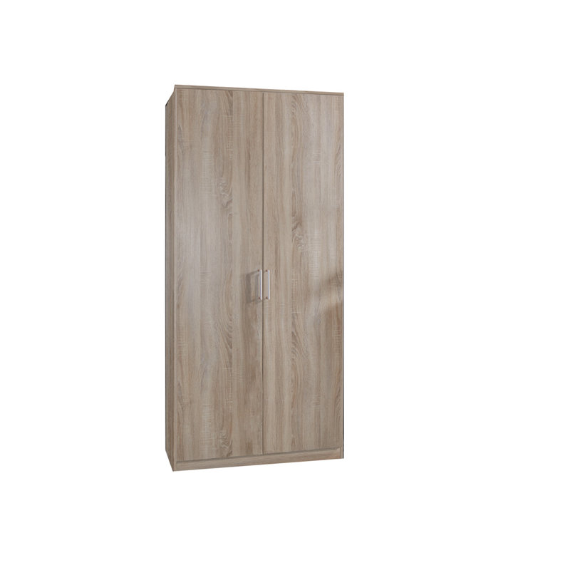 Lajune 2 Door Manufactured Wood Wardrobe