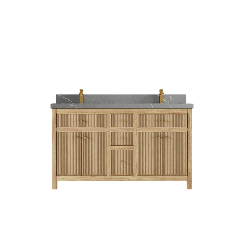 Ensemble de meuble-lavabo double 60 po Sonoma