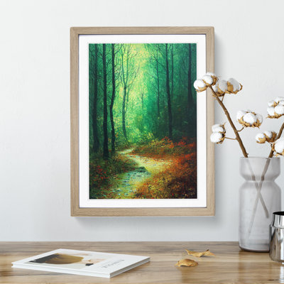 Pretty Forest 1 Piece Single Picture Frame Painting