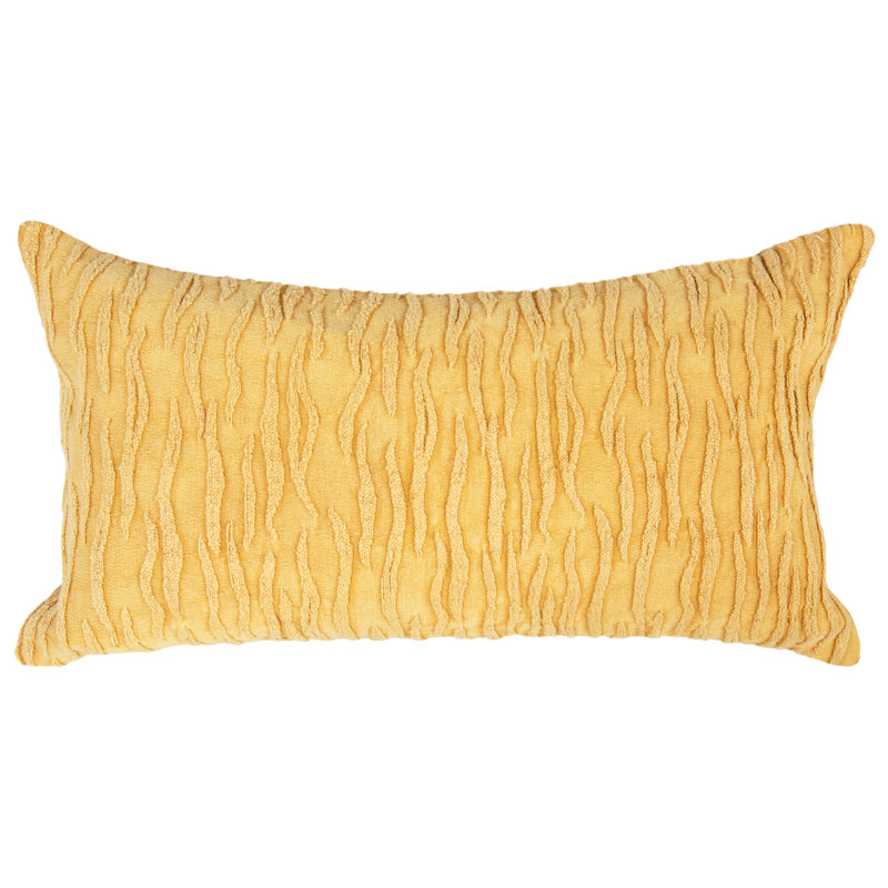 Coussin 100% coton, Inférieur, Jaune