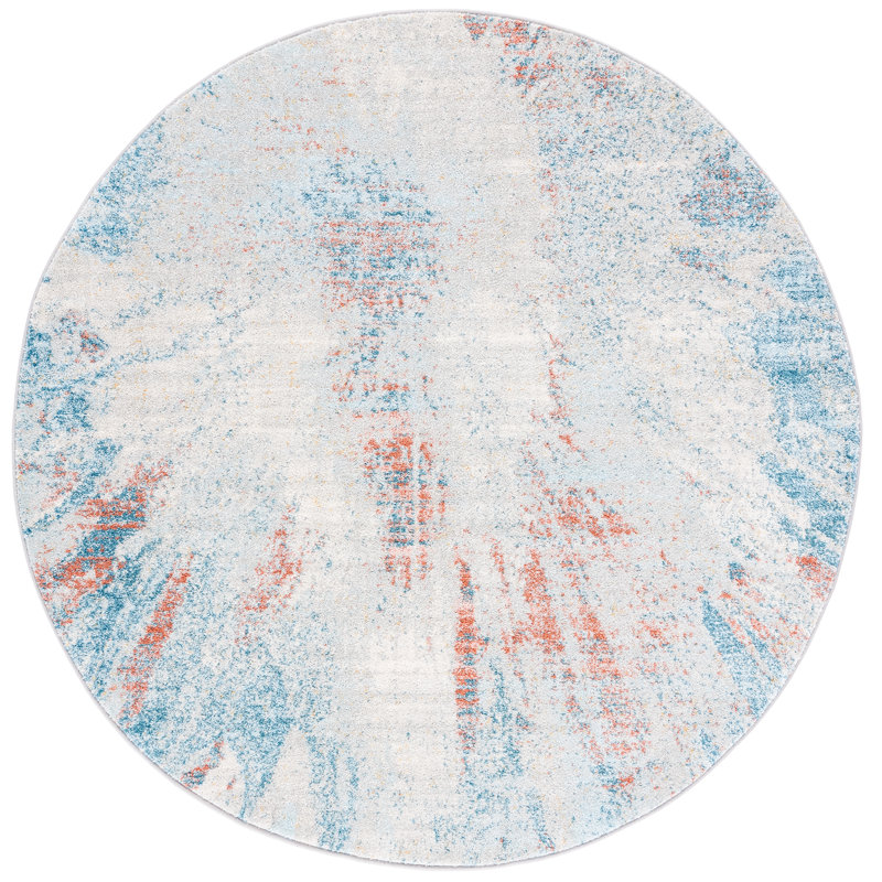 Tulum Performance Rug, Round 6'7"