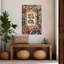 Disturbthepeace Colourful Contemporary Flower Wall Art-596670674