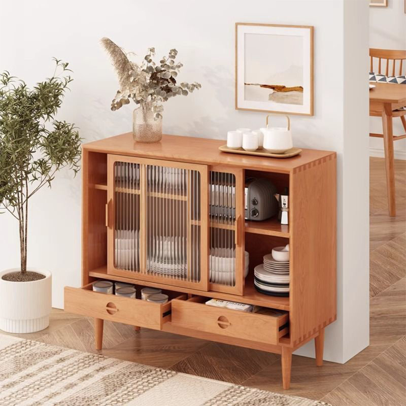 Vitrine murale de style japonais minimaliste