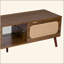 Meuble télé 78 po pour téléviseur 75/80/85 po, console avec amplement de rangement pour le salon, la chambre à coucher, centre de divertissement avec tablette ouverte