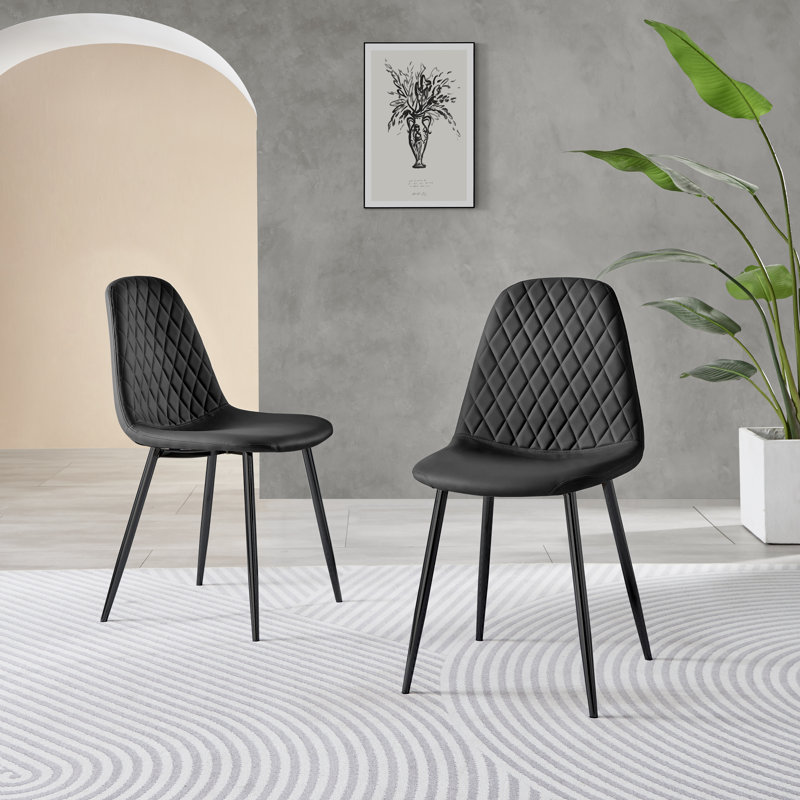 4 - Person Dining Set, Black/Black