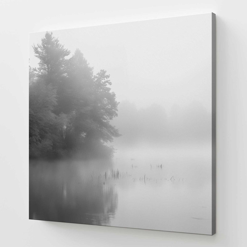 Misty Enigma Wrapped Canvas Print, Wrapped Canvas, 1, 54" H x 54" W x 1.25" D