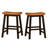 Wood 24" SADDLE STOOL