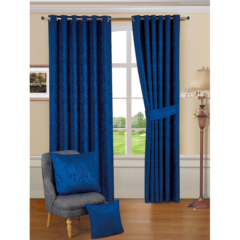 Tremblay Eyelet Room Darkening Curtains, Width 168 x Drop 183cm