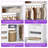 72"-108"Closet System With Drawers-574054470