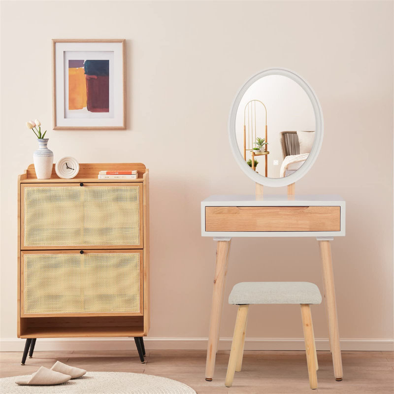 Isabeau Dressing Table with Mirror