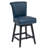 George Oliver Counter Stools,26" 360 Free Swivel Bar Stools,Modern Counter Height Bar Stools With Upholstered And High-Back,Wooden Barstool For Kitchen Island And Counter Height,Set Of 1,PU Leather-756766125