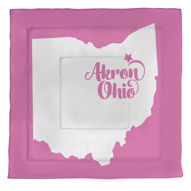 Ohio Polyester Comforter, Pink