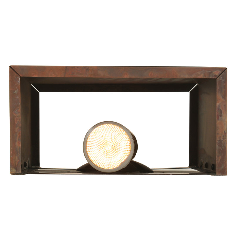 Rustic Lodge Flush Mounted Sconce, LED
