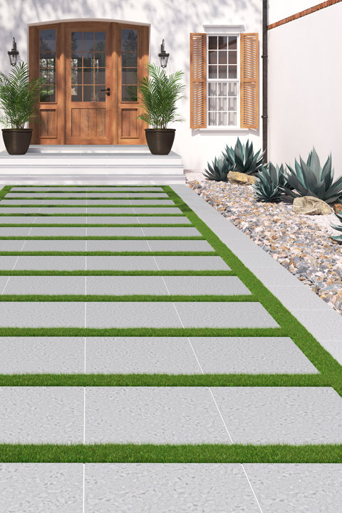 Pavers, Pebbles & Turf