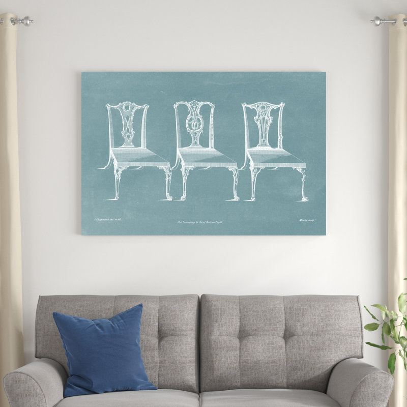 Design For A Chair III, H 32 po x l 48 po x P 1,25 po
