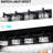 4- Matte Black Led Bathroom With Crystal Glass Lampshade For Home Decor Vanity-202453732-202453733