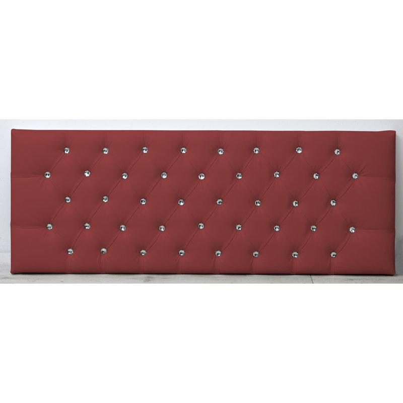 Pamphilos Upholstered Headboard, Single (3'), Red