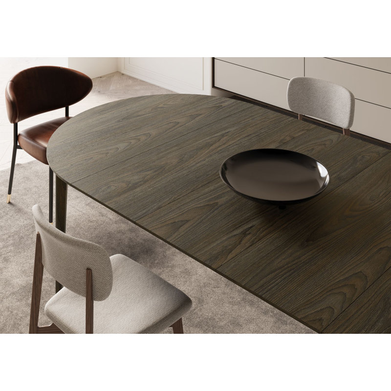 Plot extendable table 90-210x90 cm, Brown