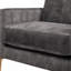 Fauteuil d'appoint à dossier capitonné Matson-857057010