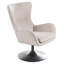 Upholstered Swivel Armchair-1066064147