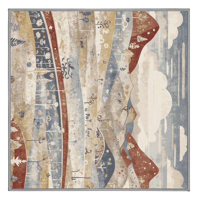 Spunky Jive Rug, Round 7'