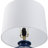 3-way Ceramic Table Lamp With Drum Shade-255232504