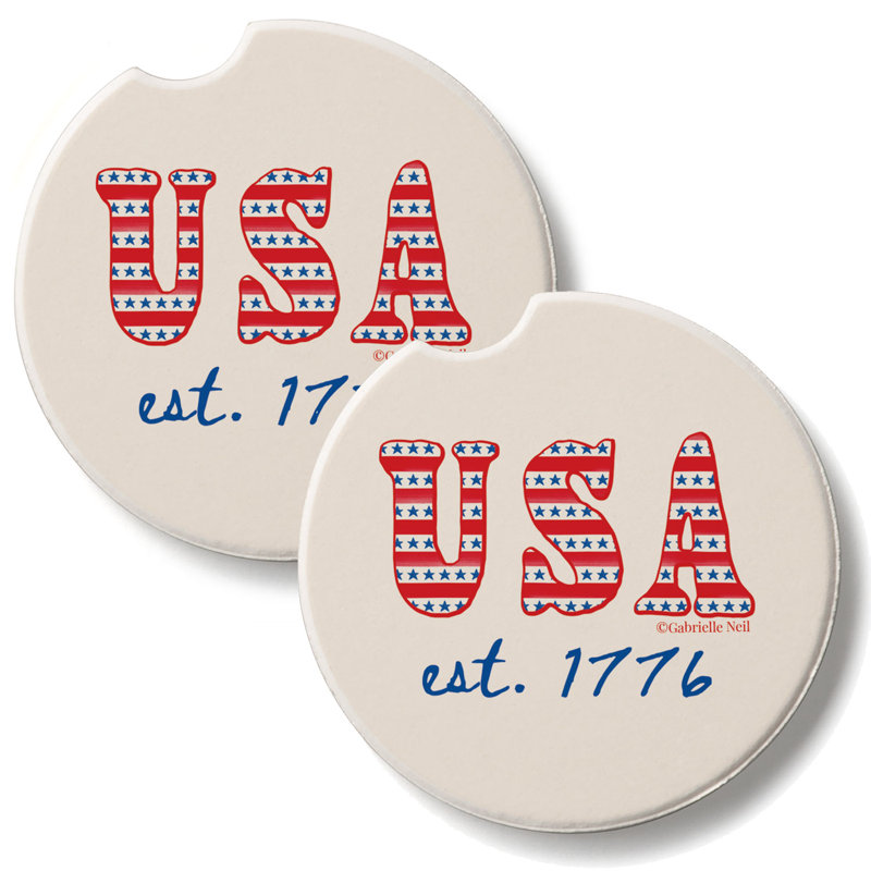 Paquet de 2 sous-verres USA 1776 USA Est