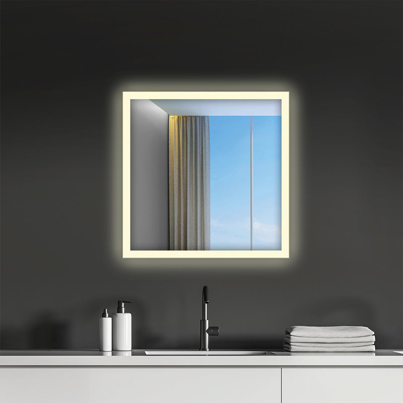 Miroir de salle de bain Washingtonville, 24" X 24"