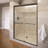 Infinity 55" W x 70" H Bypass Semi-Frameless Shower Door-14170808-17243216